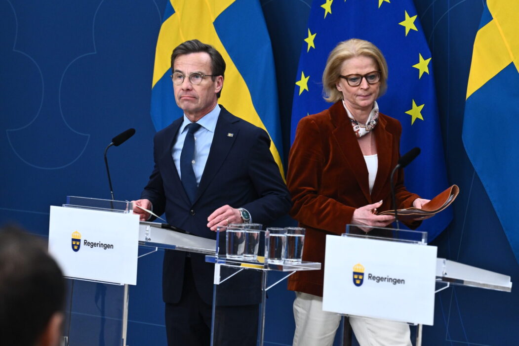 Ulf Kristersson och Elisabeth Svantesson.