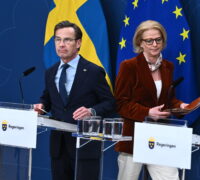 Ulf Kristersson och Elisabeth Svantesson.