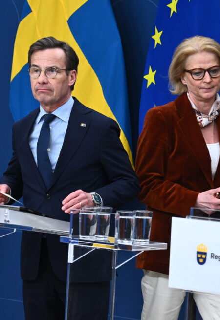 Ulf Kristersson och Elisabeth Svantesson.