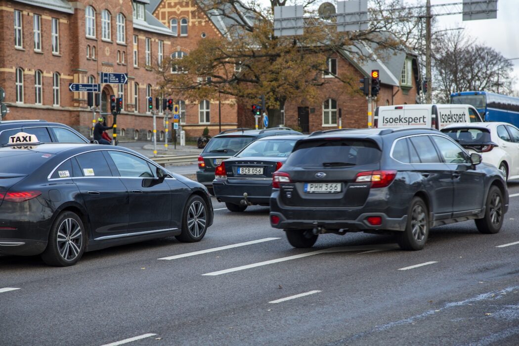 Biltrafik.