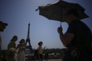 Värmebölja i Paris.