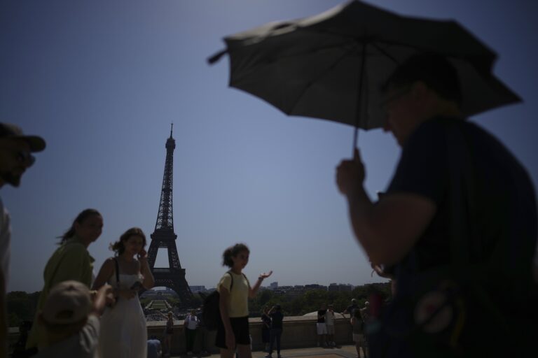 Värmebölja i Paris.