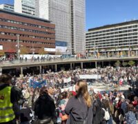 Demonstration Sergels torg