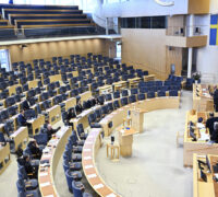 Debatt i riksdagen