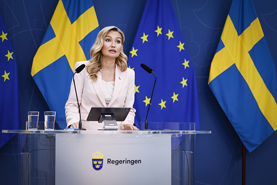 Energi- och näringsminister Ebba Busch presenterade på torsdagen regeringens nya mineralstrategi.