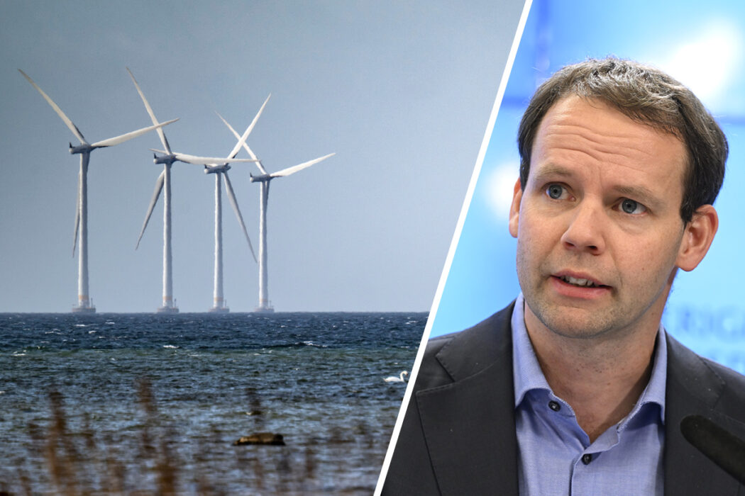 Rickard Nordin (C) vill att de stoppade havsbaserade vindkraftsprojekten ska prövas på nytt.