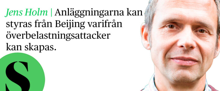 En bild på Jens holm med ett redigerat citat från texten