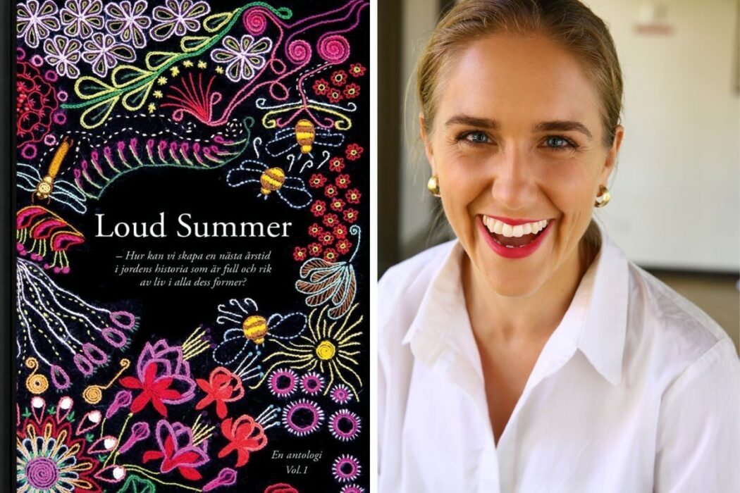 Bokomslag Loud summer och Rebecka Carlsson.