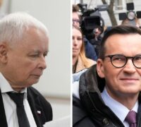Jarosław Kaczyński och Mateusz Morawiecki.