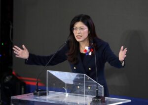 Taiwans oppositionsledare.