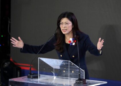 Taiwans oppositionsledare.