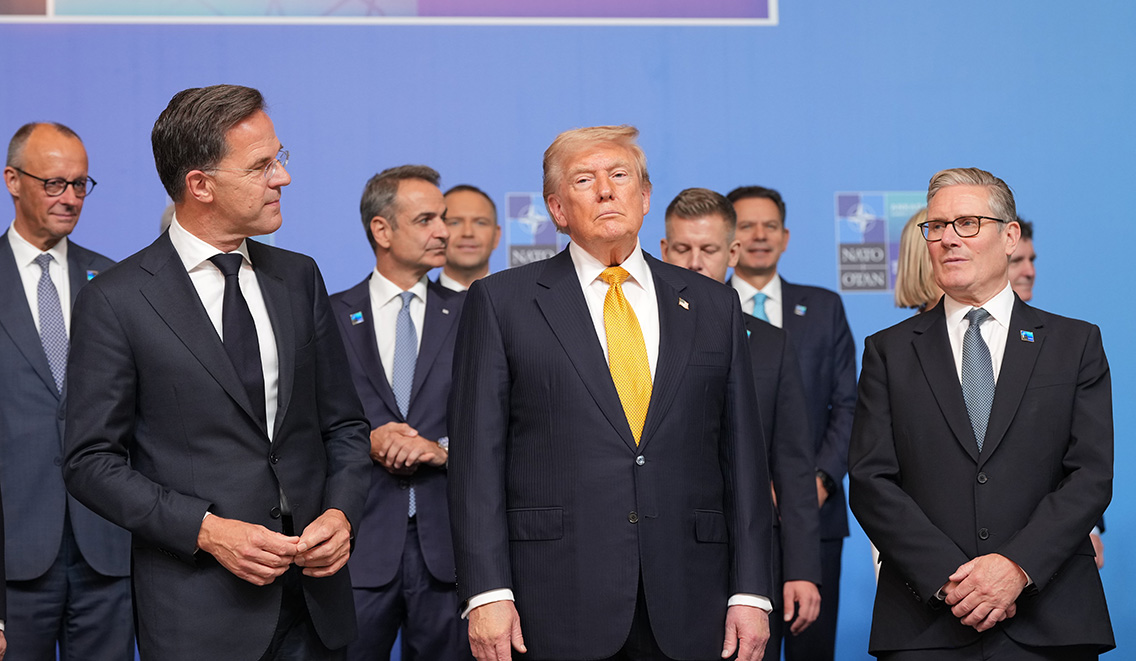 USA:s president Donald Trump står i centrum under Natotoppmötet i Ankara.