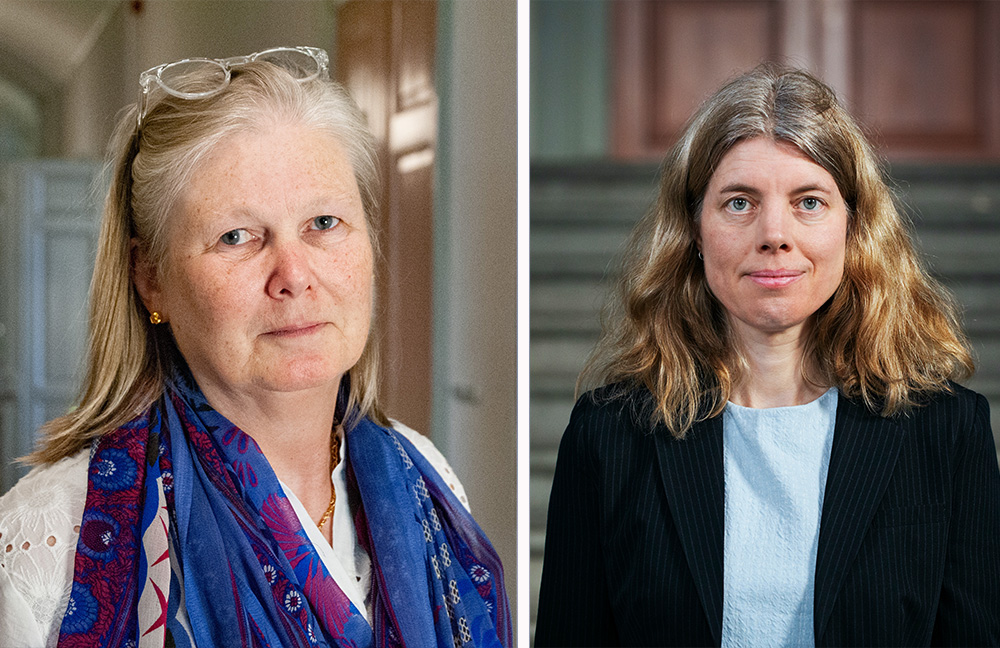 Till vänster: Kerstin Amelin (V), ledamot klimat- och regionutvecklingsnämnden Region Stockholm.