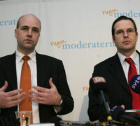 Fredrik Reinfeldt och Anders Borg.