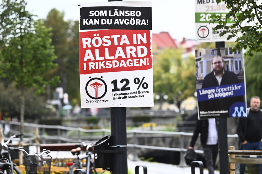 Länsborna röstade inte in Örebropartiet i riksdagen.