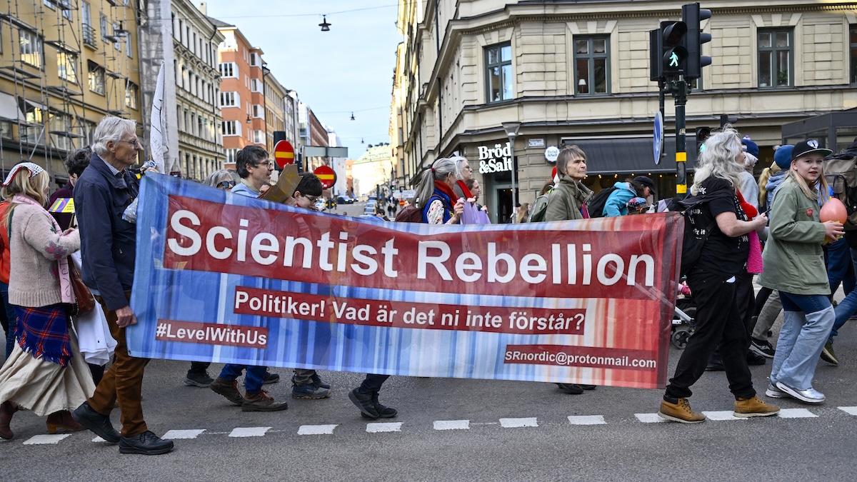 Mobilisering för klimatet.