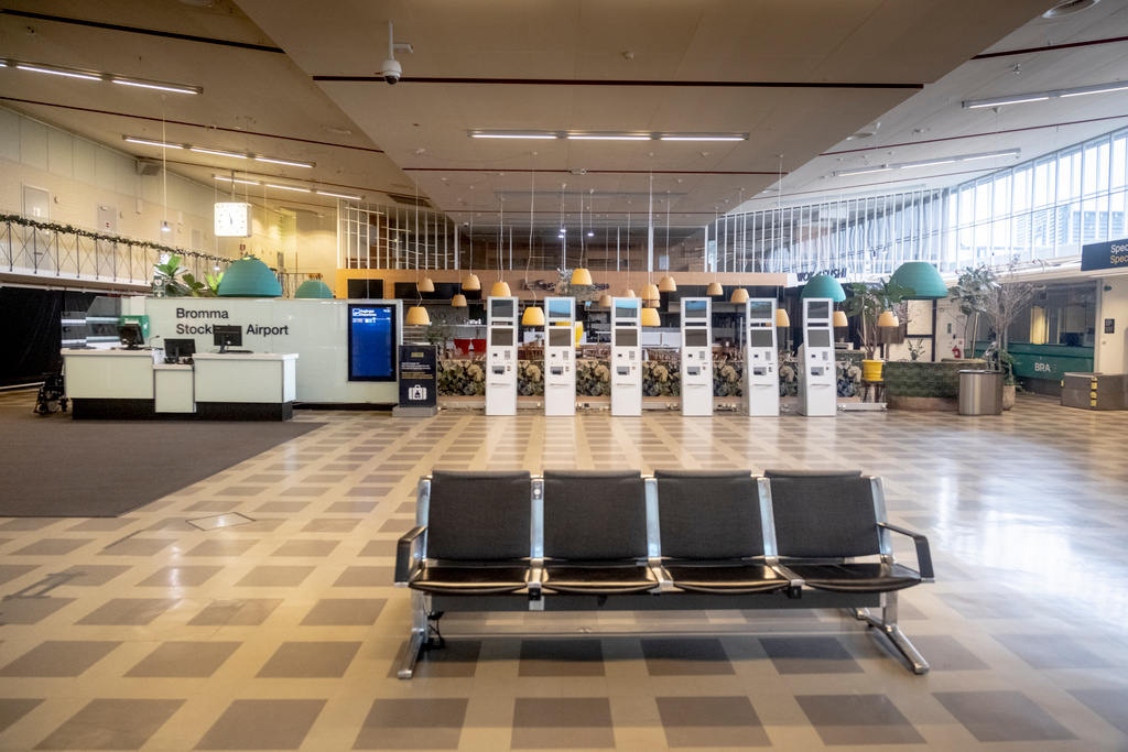 Bromma flygplats är öde efter att flygbolaget BRA bestämt sig för att sluta flyga till Bromma förra året.