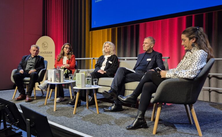 Magnus Hjort, Marlen Eskander, Åsa Wikforss, Sverker Sörlin och Vesna Prekopic.