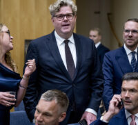 Ministrar vid riksdagens öppnande.