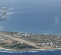 Tuvalu sett från ovan.
