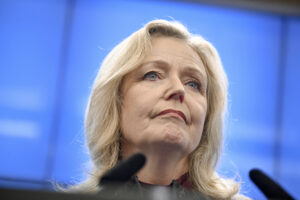 Centerpartiets partiledare Elisabeth Thand Ringqvist.