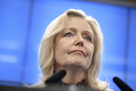Centerpartiets partiledare Elisabeth Thand Ringqvist.